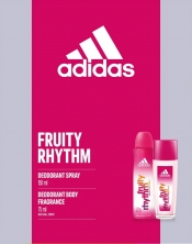 Zestaw podarunkowy Adidas Fruity Rhythm, DNS 75ml + body spray 150ml