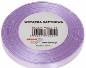 Wstążka satynowa jasny lawendowy 12mm x 32m