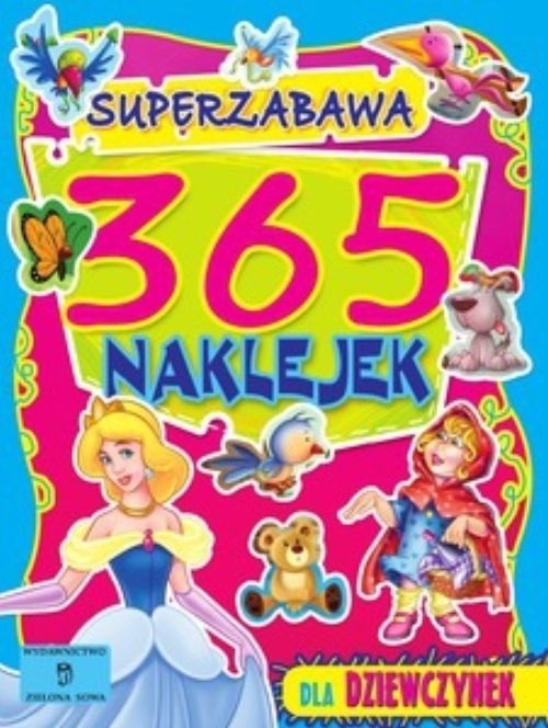 365 naklejek dla dziewczynek Superzabawa