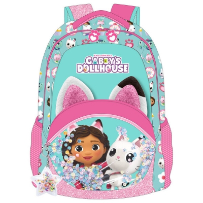 Plecak szkolny Gabby Dollhouse / Koci Domek gabby 32 cm