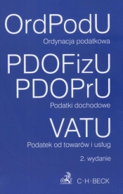 Ordynacja podatkowa Podatki dochodowe Podatek od towarów i usług