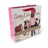Torebka prezentowa duża - Crazy Cat Lady Kociara