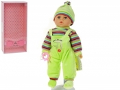 Lalka bobas ze smoczkiem mówi po polsku 35cm