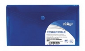 Teczka kopertowa DL PP pozioma niebieska (SF014)