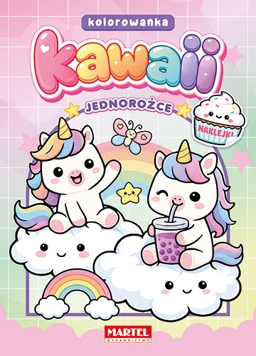 Kawaii Jednorożce z naklejkami