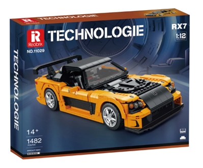 Reobrix, Klocki Samochód sportowy RX7, 1482 elementy