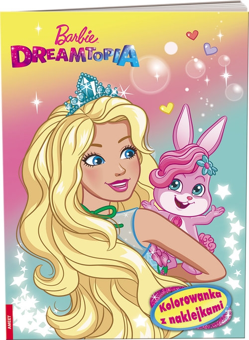 Barbie Dreamtopia Kolorowanka z naklejkami