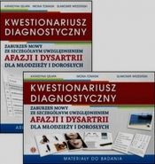 KWESTIONARIUSZ DIAGNOSTYCZNY zaburzeń mowy ze szczególnym uwzględnieniem afazji i dysartrii dla młodzieży i dorosłych + CD - Szłapa Katarzyna, Tomasik Iwona, Wrzesiński Sławomir<br />