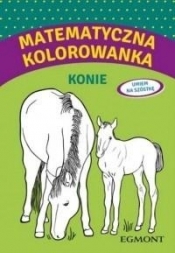 Matematyczna kolorowanka Konie
