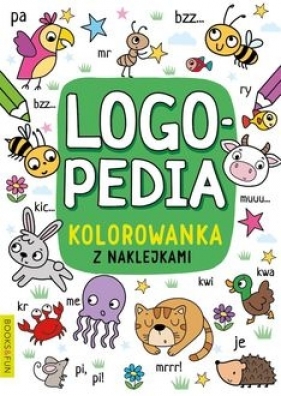 KOLOROWANKI NAKLEJANKI LOGOPEDYCZNE 4 - Opracowanie zbiorowe