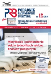 Weryfikacja i potwierdzenie sald w jednostkach sektora finansów publicznych - <br />