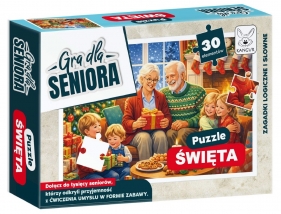 Gra dla Seniora. Puzzle Święta