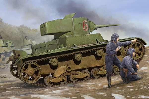 HOBBY BOSS Soviet T-26 L ight Infantry