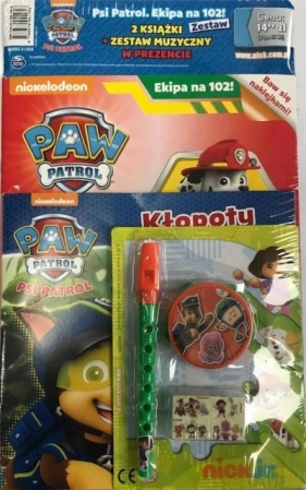 Psi Patrol. Zestaw muzyczny + 2 książki nr.6 - Opracowanie zbiorowe
