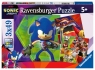 Ravensburger, Puzzle 3x49: Sonic Prime (5695) Wiek: 5+