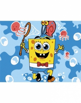 Malowanie po numerach - SpongeBob 40x50cm