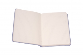 Notes z długopisem A6 w pudełku - Liliowy