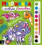 Malowanka z farbkami i pędzelkiem Dinozaury - Anna Podgórska