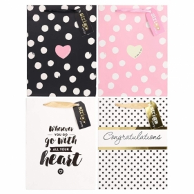 Torba prezentowa Party 18x23x10cm mix STRIGO