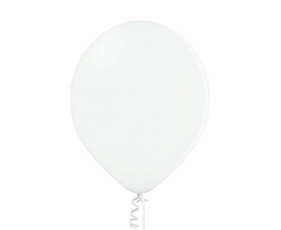 Balony białe pastel 25szt