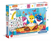 Puzzle HappyColor Double Face 60: Baby Shark (26095)