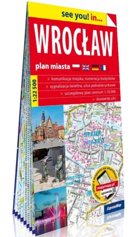 Wrocław plan miasta 1:22 500