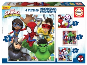 Puzzle 12+16+20+25 Spidey i Super-Kumple G3