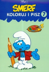 Smerf Koloruj i pisz 7 (Uszkodzona okładka)