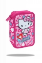 Coolpack, Piórnik potrójny z wyposażeniem Jumper 3 Hello Kitty - Pink 2 (F067035)