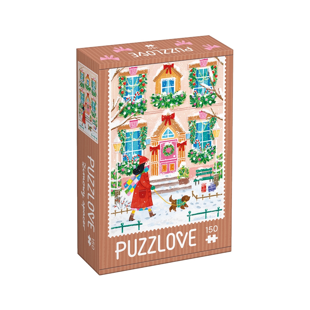 <img src='https://webimage.pl/pics/959/4/d5902983494959_7.jpg' style='height:440px' /> Puzzlove CzuCzu: Zimowy spacer 150 el.