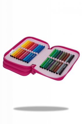 Coolpack, Piórnik potrójny z wyposażeniem Jumper 3 Hello Kitty - Pink 2 (F067035)