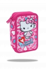Coolpack, Piórnik potrójny z wyposażeniem Jumper 3 Hello Kitty - Pink 2