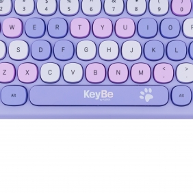 Klawiatura bezprzewodowa Keybe - Kitty Lavender