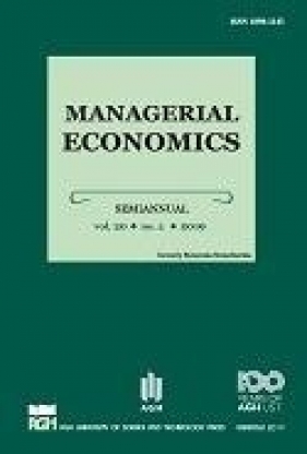 Managerial Economics 19/2 - Opracowanie zbiorowe