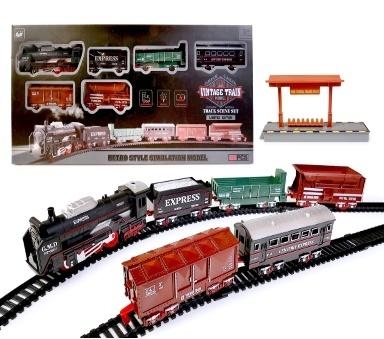 Pociąg Vintage z torami