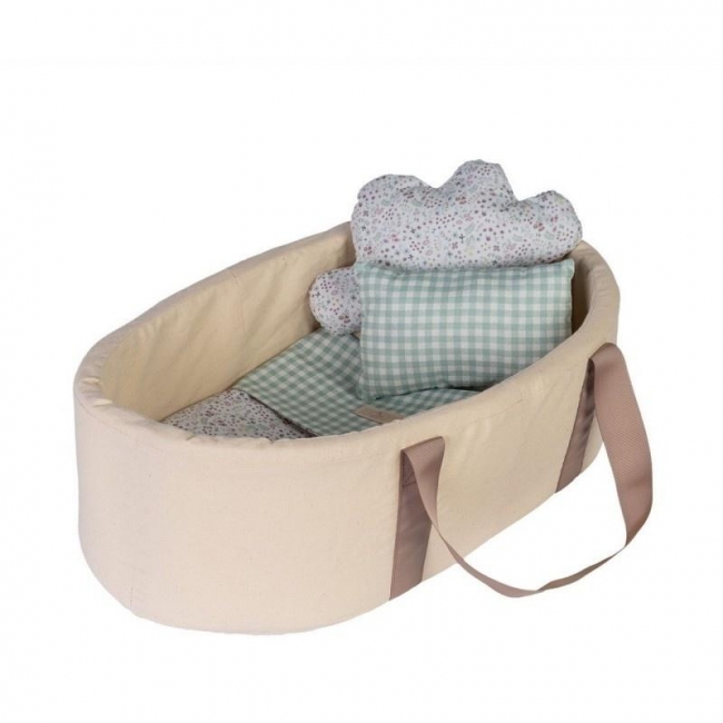 <img src='https://webimage.pl/pics/959/8/d8435384428959.jpg' style='height:440px' /> Nosidło Cloe z pościelą dla lalki do 46cm