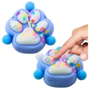 Gniotek Kocia łapka antystresowa Squishy niebieska