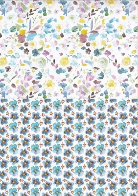Blok z motywami A4/15 arkuszy - Flowers (434459)