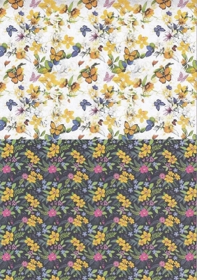 Blok z motywami A4/15 arkuszy - Flowers (434459)