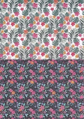 Blok z motywami A4/15 arkuszy - Flowers (434459)