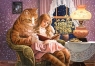 Puzzle 1500 Home is where the cat is