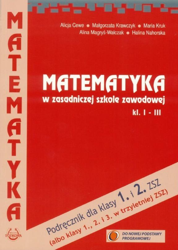 Matematyka w zasadniczej szkole zawodowej 1-3 Podręcznik