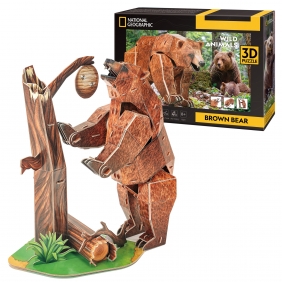 Puzzle 3d National Geographic Niedźwiedź Brunatny