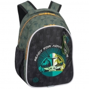 Coolpack, Plecak młodzieżowy Jimmy LED Disney Core - Mandalorian (F110781)