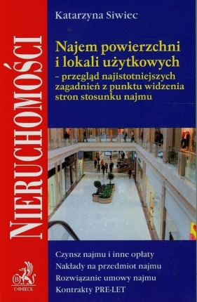 Najem powierzchni i lokali użytkowych - Siwiec Katarzyna