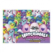 Blok techniczny A4/10k biały Hatchimals (20szt)