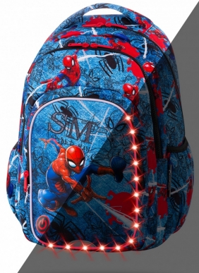 Coolpack - Disney- Spark L - Plecak - LED Spider-man Denim (B45304)