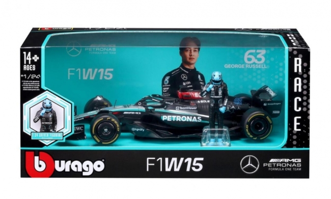 <img src='https://webimage.pl/pics/960/9/d4893993019960.jpg' style='height:440px' /> Race Formula Mercedes W15 W/ Figure 1:24