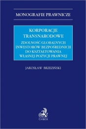Korporacje transnarodowe. Zdolność globalnych inwestorów bezpośrednich do kształtowania własnej pozy - Jarosław Brzeziński