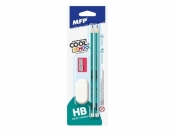 Ołówki trójkątne M HB 2szt